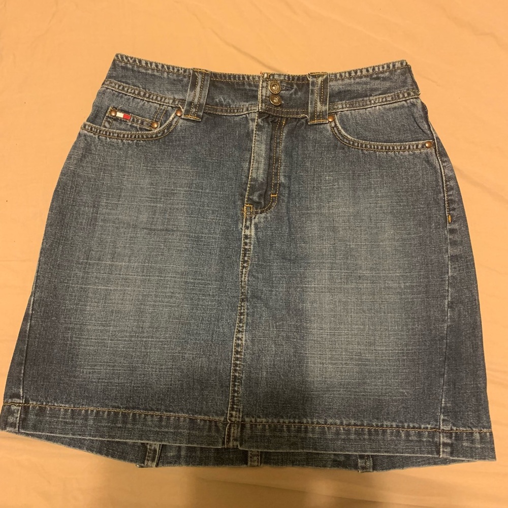 Tommy Hilfiger Womens Denim Skirt Size 2